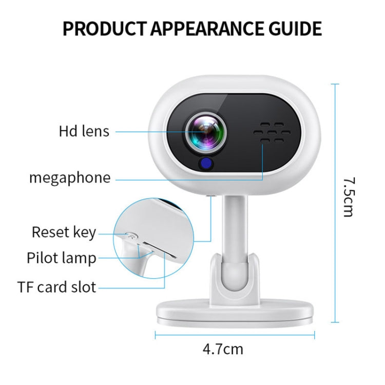 A4 1080P HD WiFi Smart Surveillance Camera Support Two-way Voice & Infrared Night Vision, A4 A4 1080P HD WiFi Smart Surveillance Camera Support Two-way Voice & Infrared Night Vision, A4